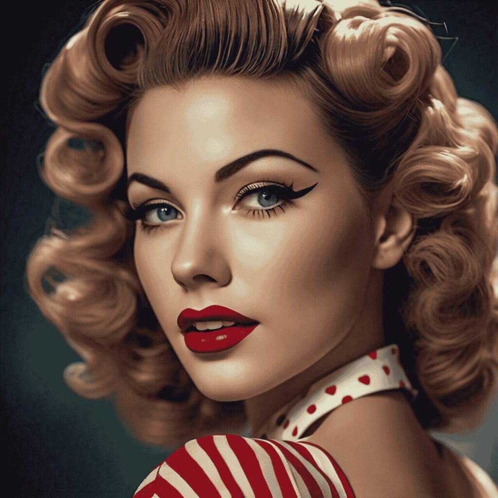 The Importance of Confidence in a Retro Glamour Look