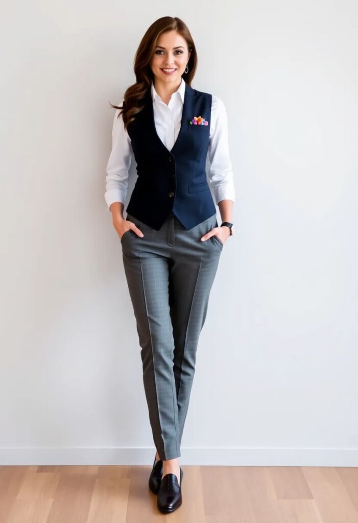 13. Tailored Vest and Trousers Combo