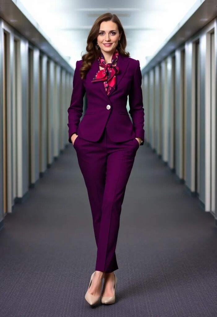 14. Monochromatic Suit in a Bold Color